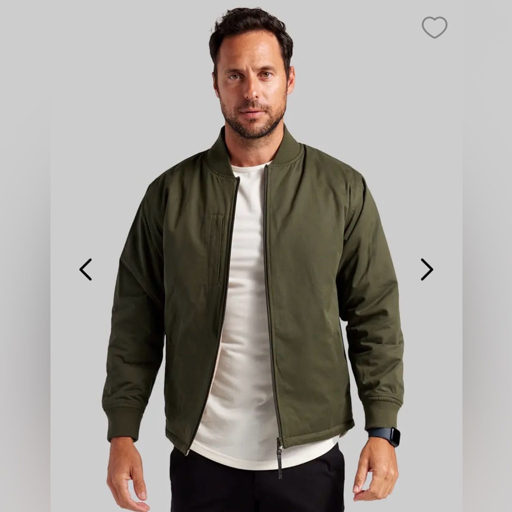 Men's BYLT Hi-Low Reversible Bomber Jacket